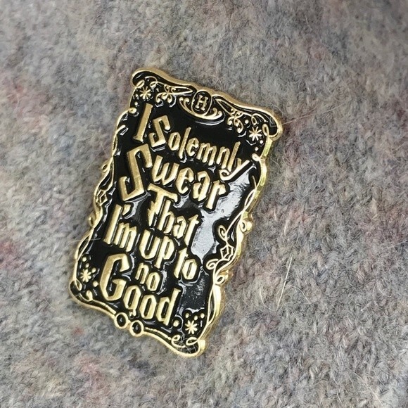 HARRY POTTER Marauder's Pin I SOLEMNLY SWEAR I'm up to no good 831x6 - Picture 3 of 9